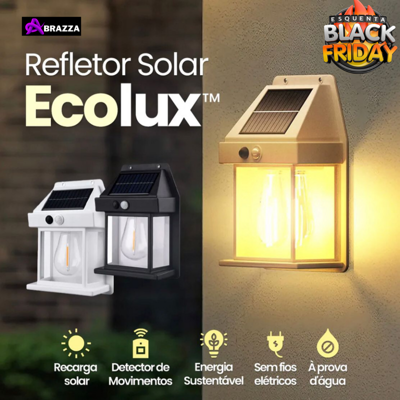 Refletor Solar Ecolux - c/ Sensor de movimento