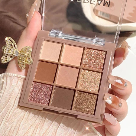 Paleta De Sombras De 9 Cores-Maquiagem