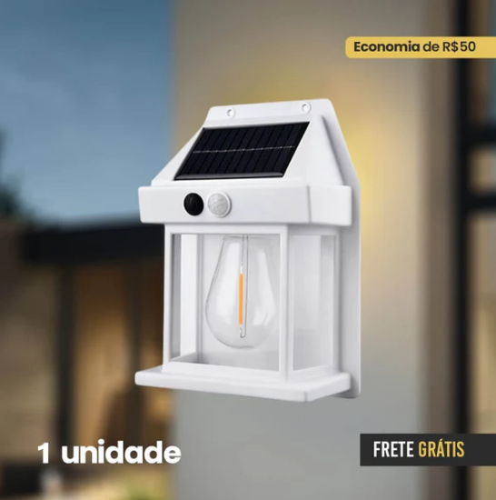 Refletor Solar inteligente Ecolux- Carregamento Solar, Economia de Energia