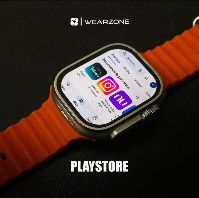 Smartwatch Horizon 4g Amoled 49mm Wifi 2ram 16gb warzone| Câmera integrada, play Store, Chip, NFC, aprova de água